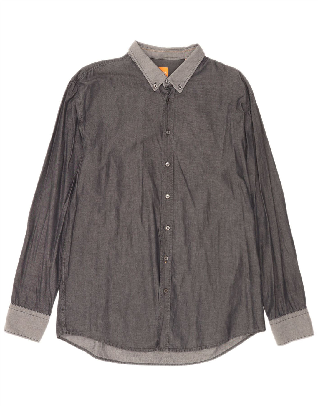 Hugo Boss Herren Slim Fit Hemd 2XL Grau