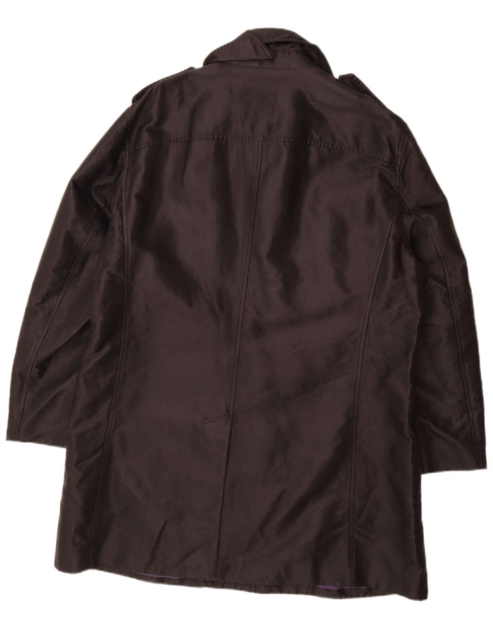 Armani Exchange Herren Trenchcoat UK 42 XL Schwarz Baumwolle