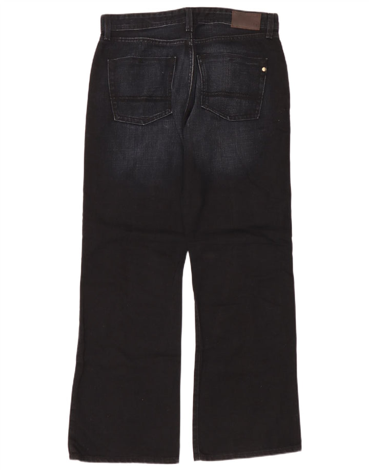 Ben Sherman Herren Bootcut Jeans W32 L30 Marineblaue Baumwolle