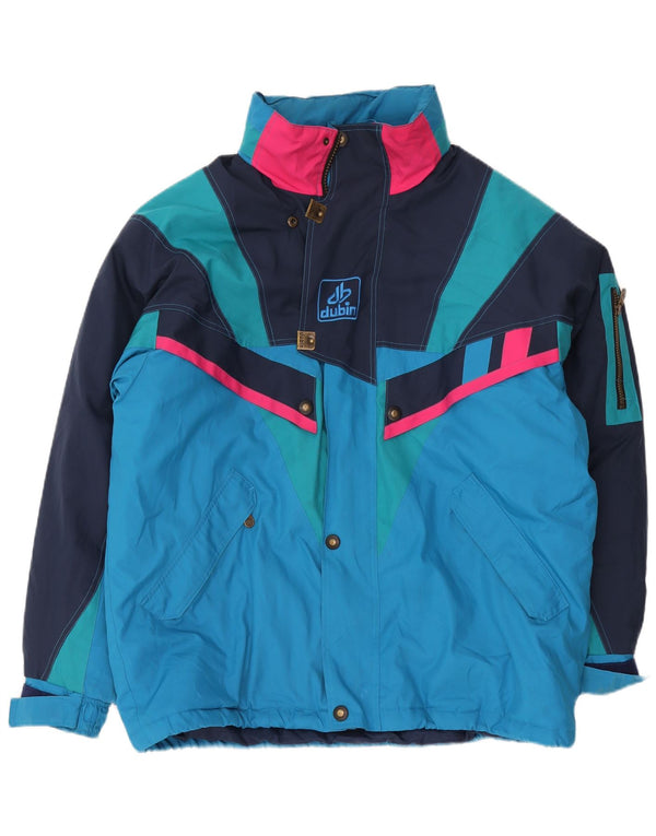 Dubin Herren-Skijacke IT 54 2XL Blaues Colourblock-Polyester