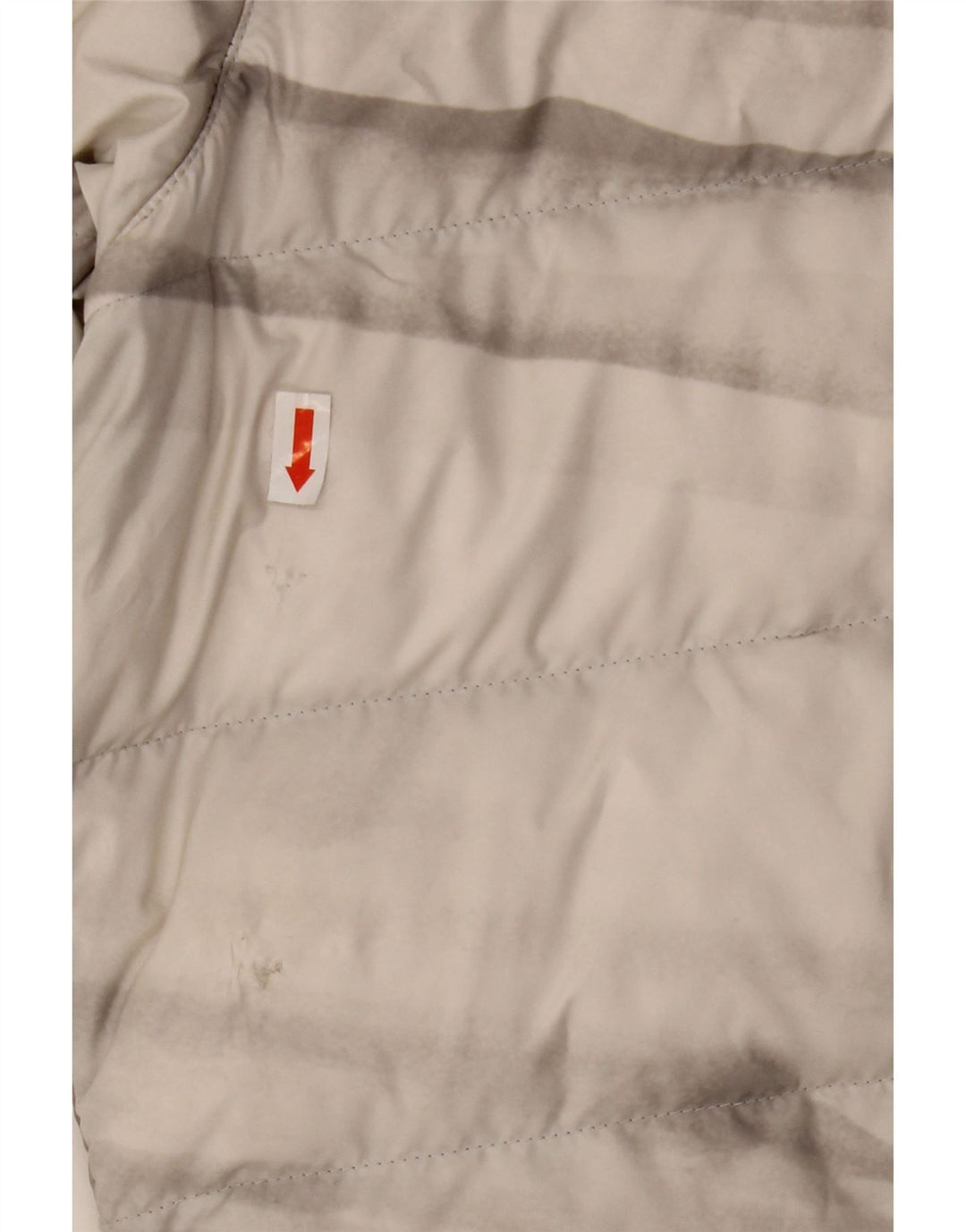 Jack Wolfskin Wattierte Damenjacke mit Kapuze, UK 18, XL, graues Batik-Polyester