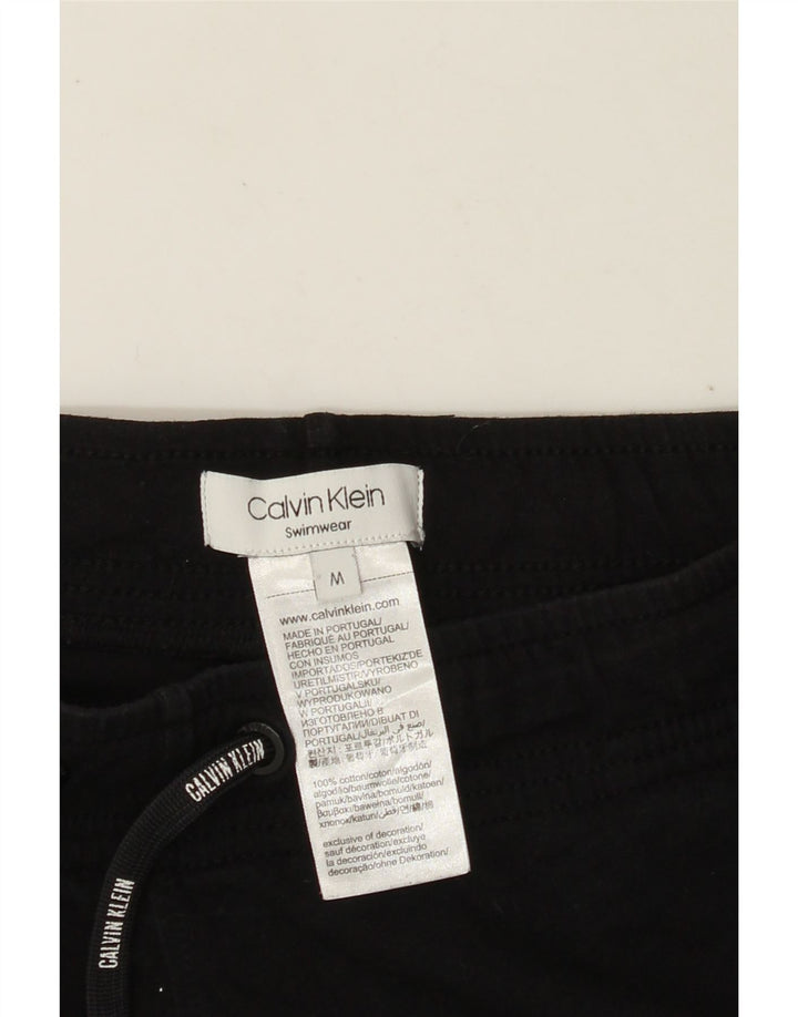 CALVIN KLEIN Herren Badeshorts mit Grafik, Mittelschwarz, Baumwolle