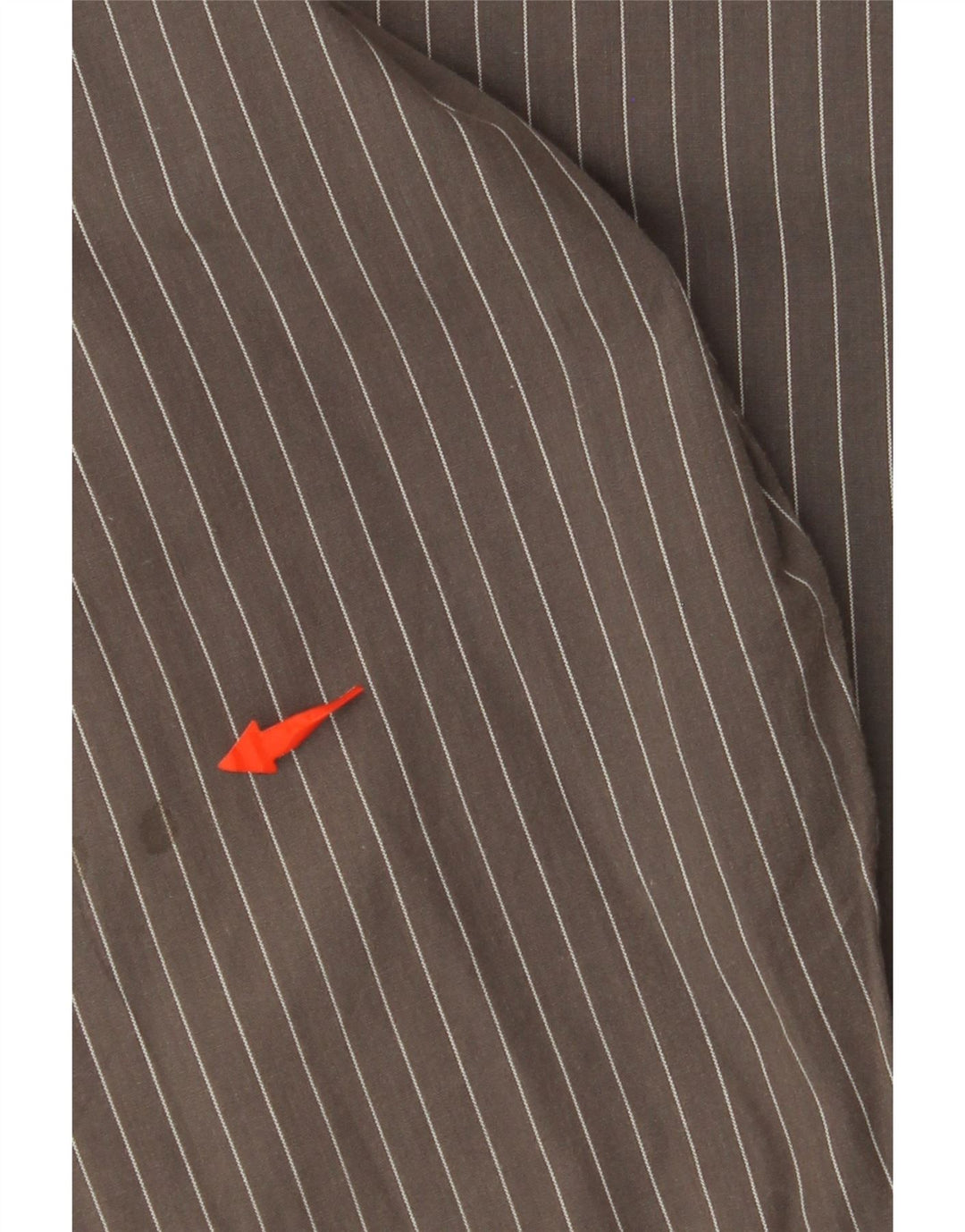 TOM TAILOR Herrenhemd XL Grau Nadelstreifen Baumwolle