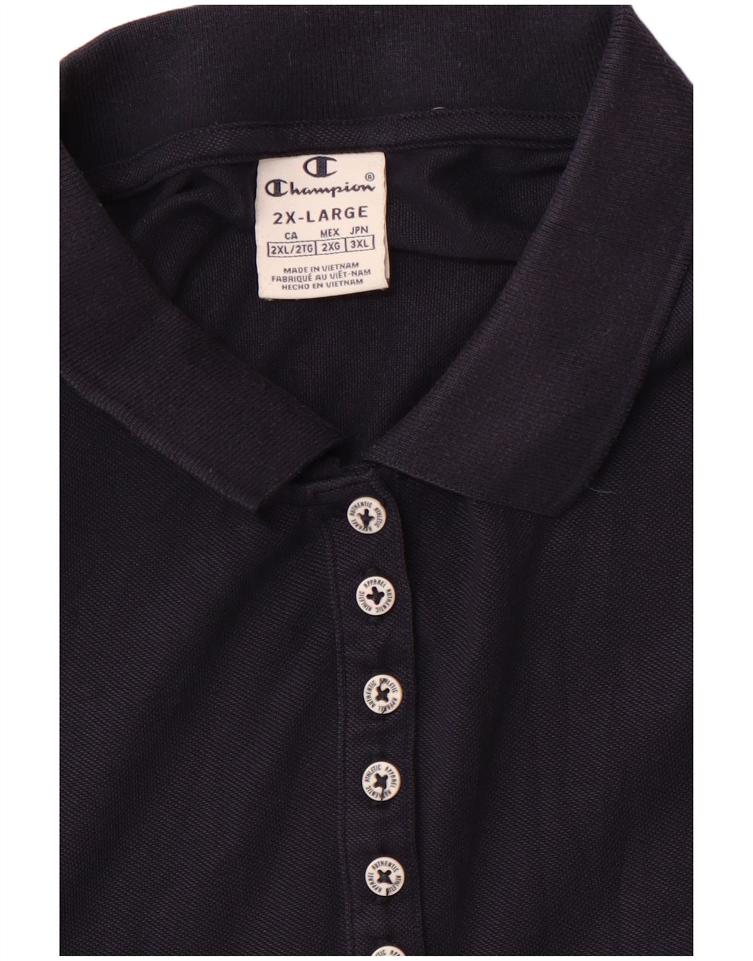CHAMPION Damen Poloshirt UK 22 2XL Marineblau