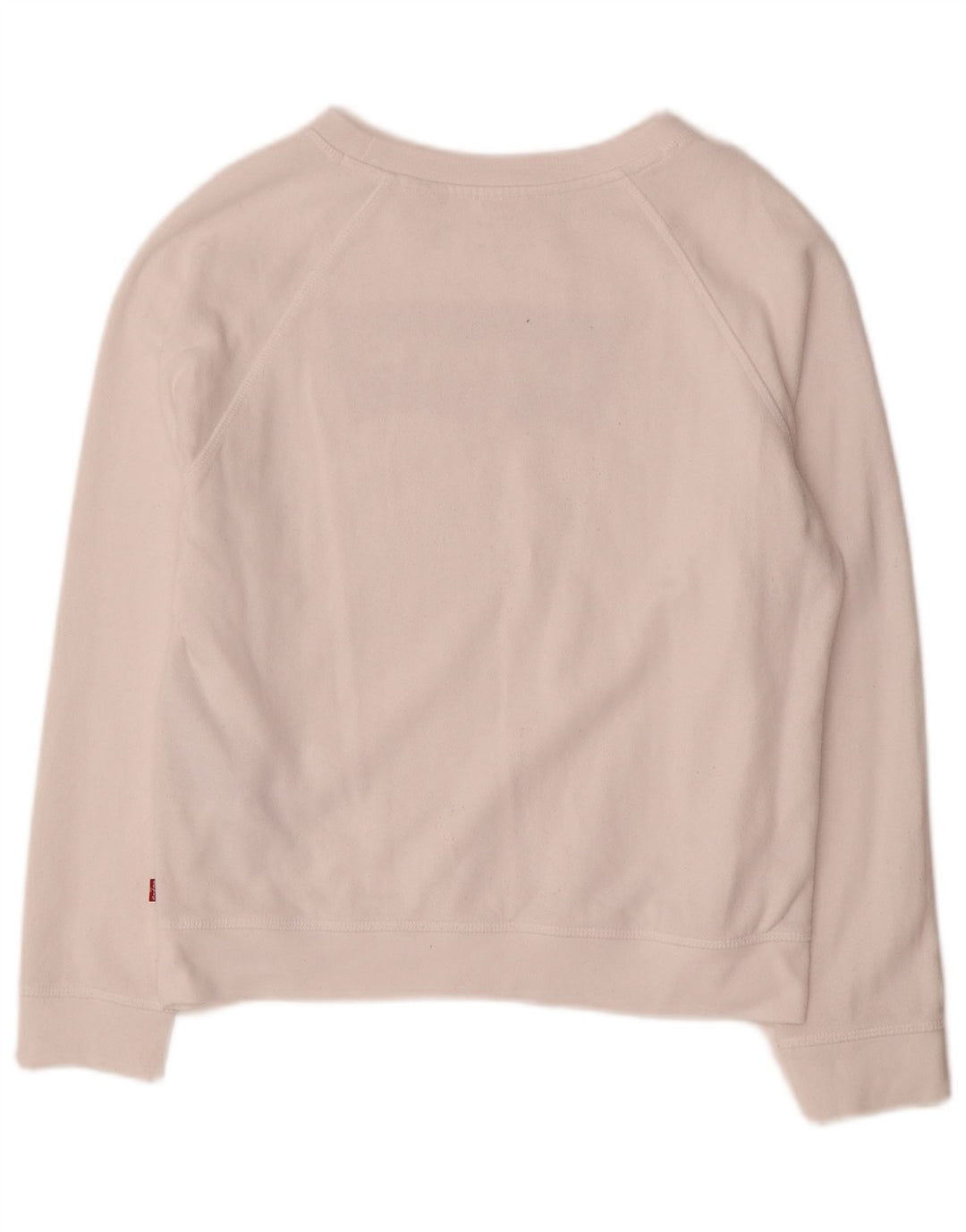 Levi's Damen Grafik-Sweatshirt-Pullover UK 14 Mittelweiße Baumwolle