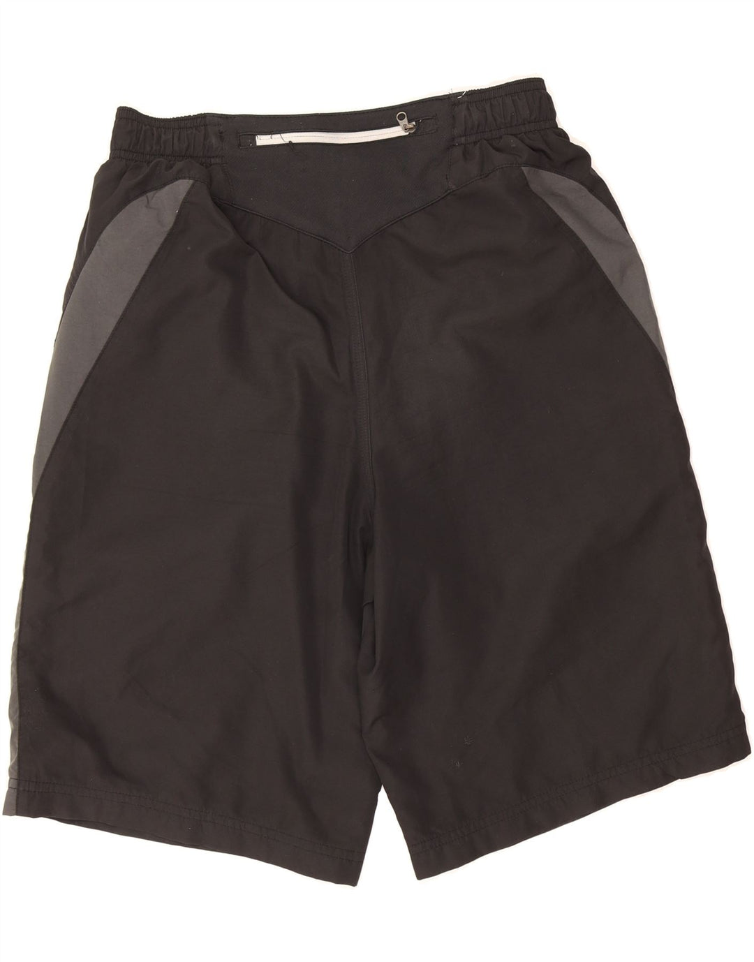 NIKE Mens Graphic Sport Shorts Medium  Black Colourblock Vintage Nike and Second-Hand Nike from Messina Hembry 
