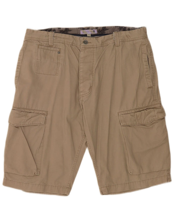 Fat Face Herren Cargoshorts XL W38 Beige Baumwolle