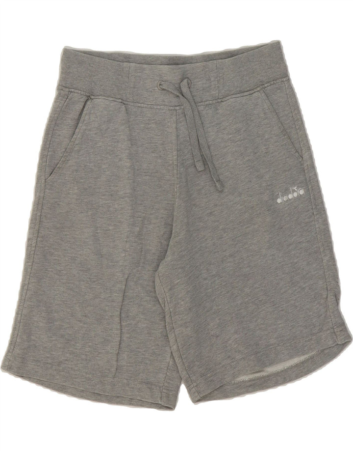 DIADORA Mens Sport Shorts Small Grey Cotton Vintage Diadora and Second-Hand Diadora from Messina Hembry 