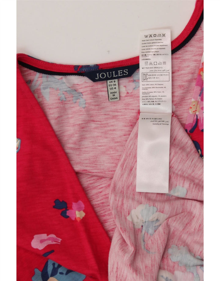JOULES Damen-Etuikleid, Größe S, Größe S, rosa, geblümt, Baumwolle
