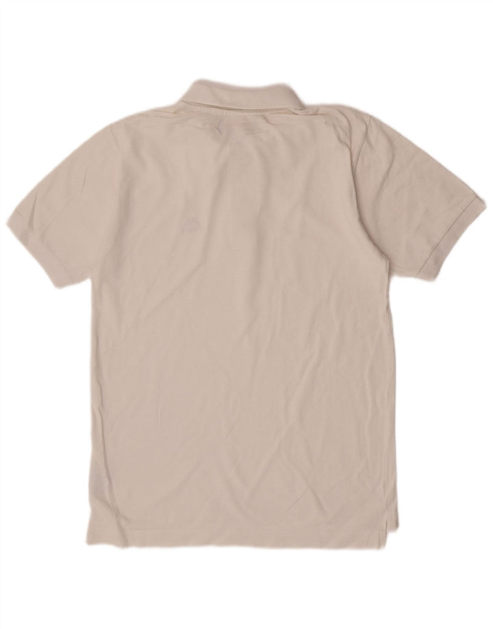 Kappa Herren-Poloshirt aus mittelweißer Baumwolle
