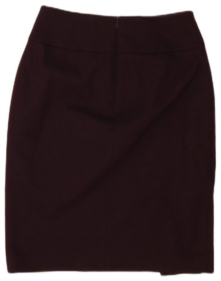 Hobbs Damen Bleistiftrock UK 10 Small W28 Lila Polyester