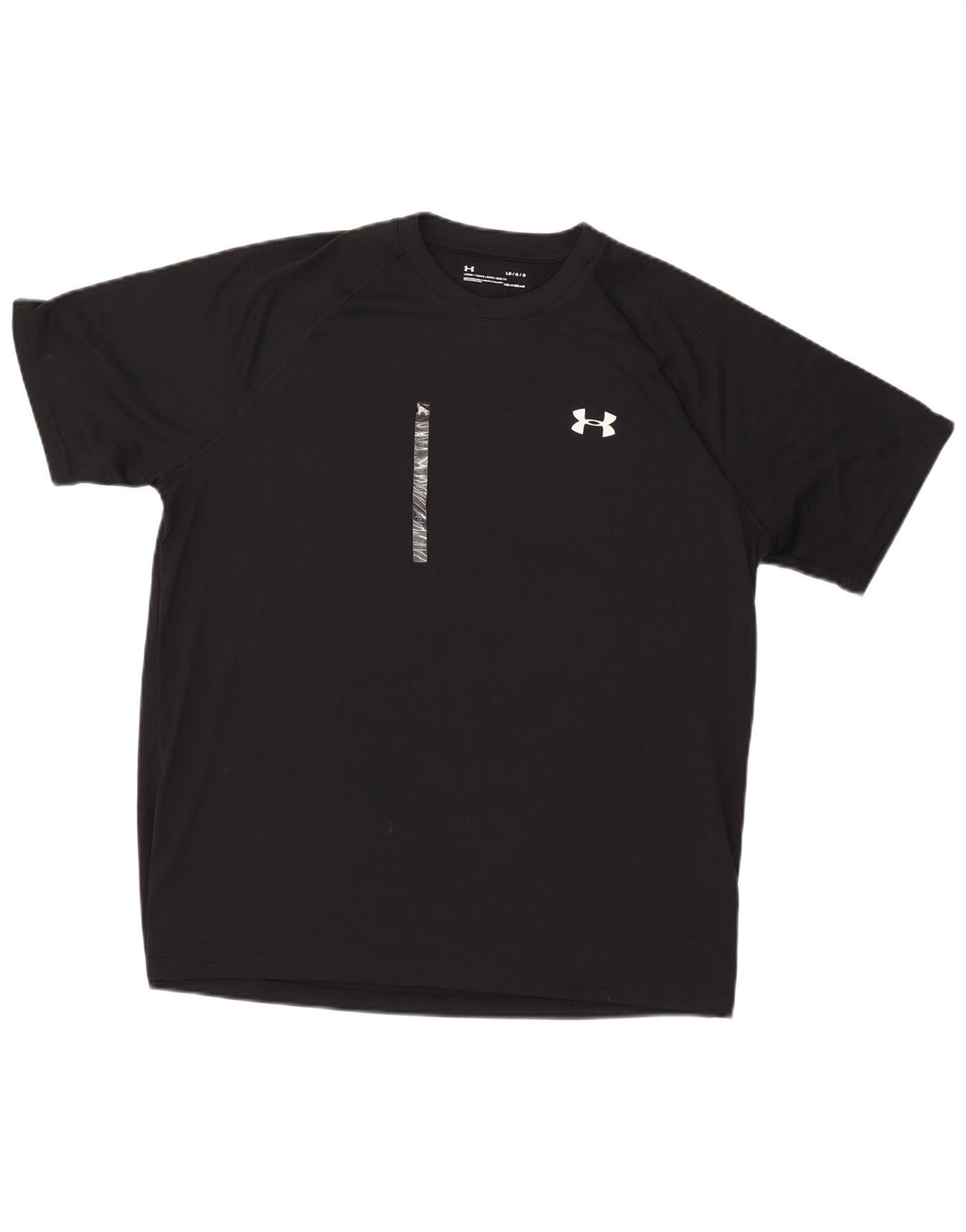 Under Armour Herren Heat Gear T-Shirt Top Large Schwarz Polyester