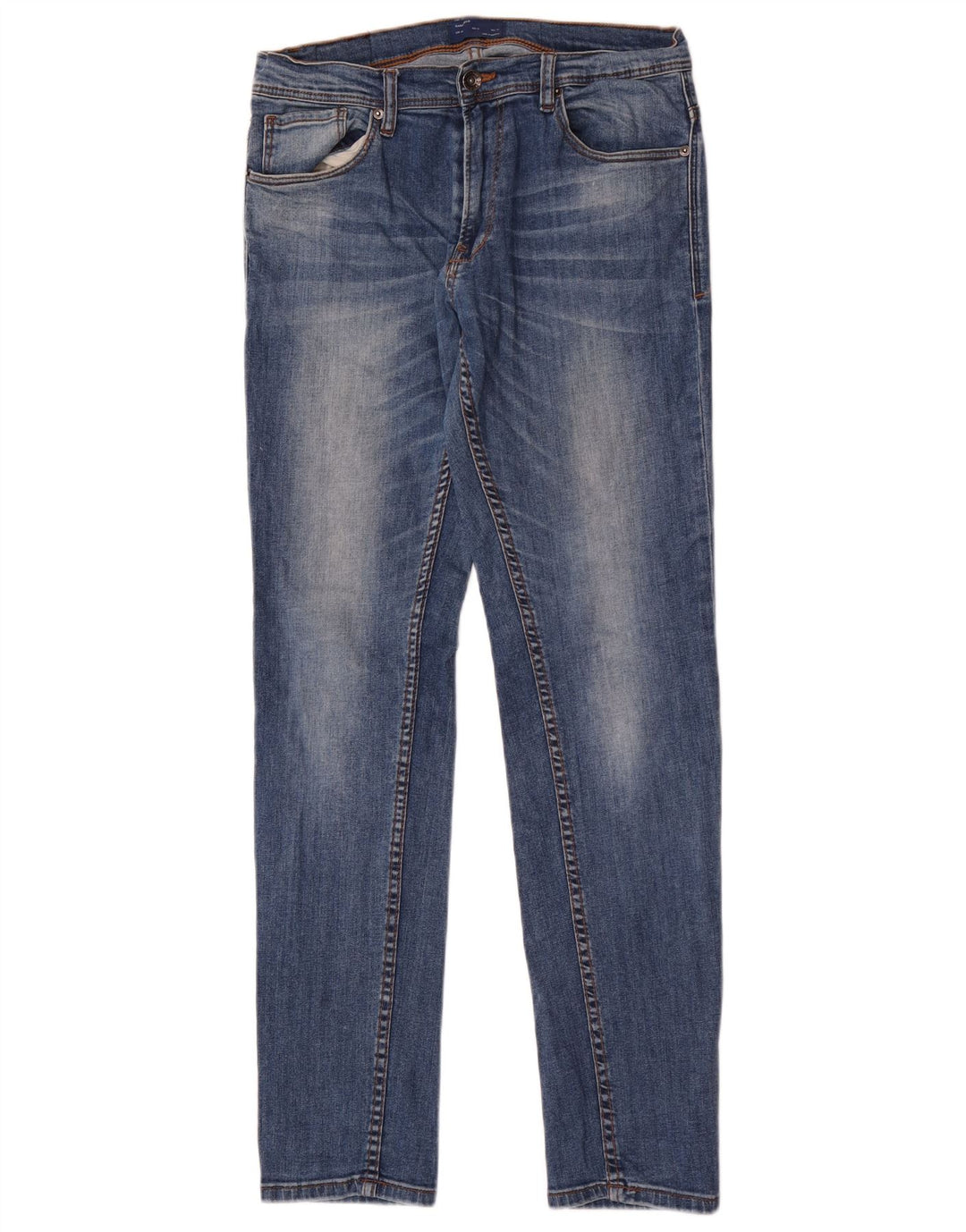 Zara Herren Slim Jeans EU 40 Medium W31 L32 Blaue Baumwolle
