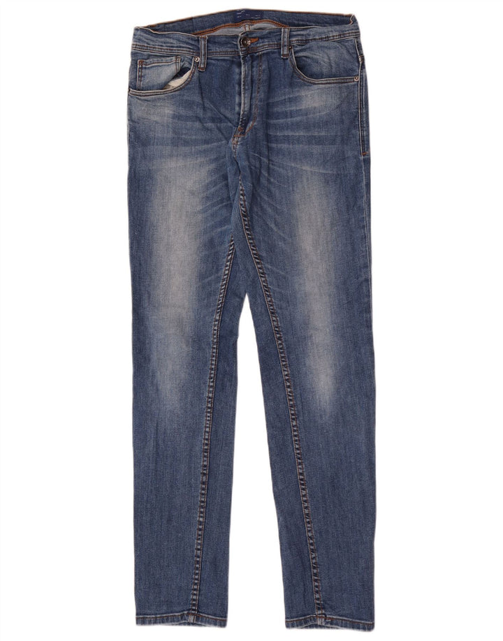 Zara Herren Slim Jeans EU 40 Medium W31 L32 Blaue Baumwolle