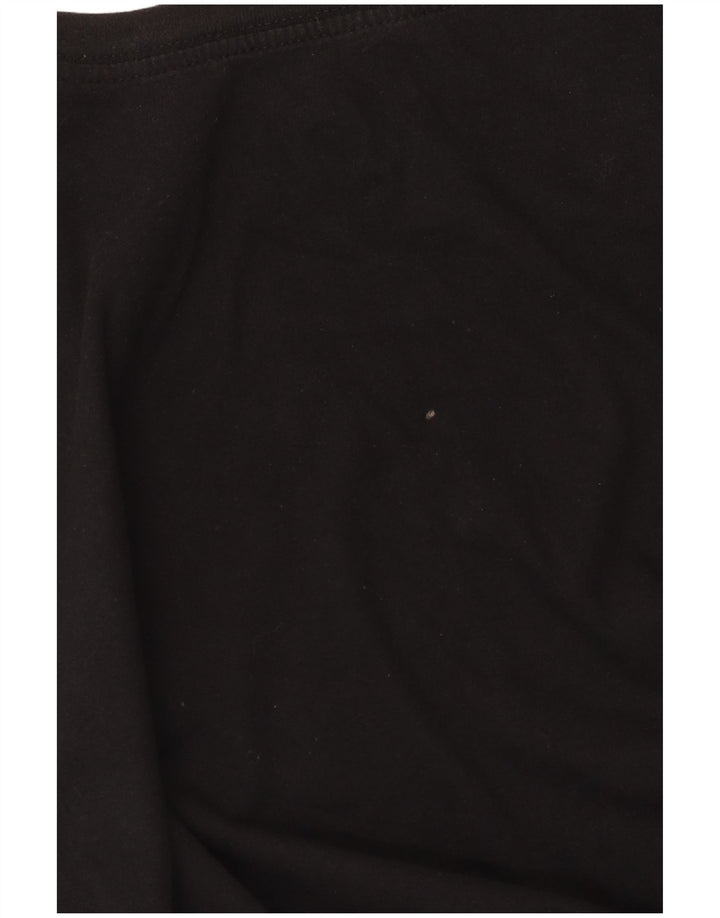 Nike Herren T-Shirt Top Large Schwarz Baumwolle