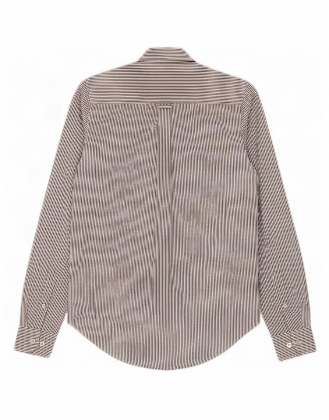 Musto Herrenhemd, klein, beige, Nadelstreifen
