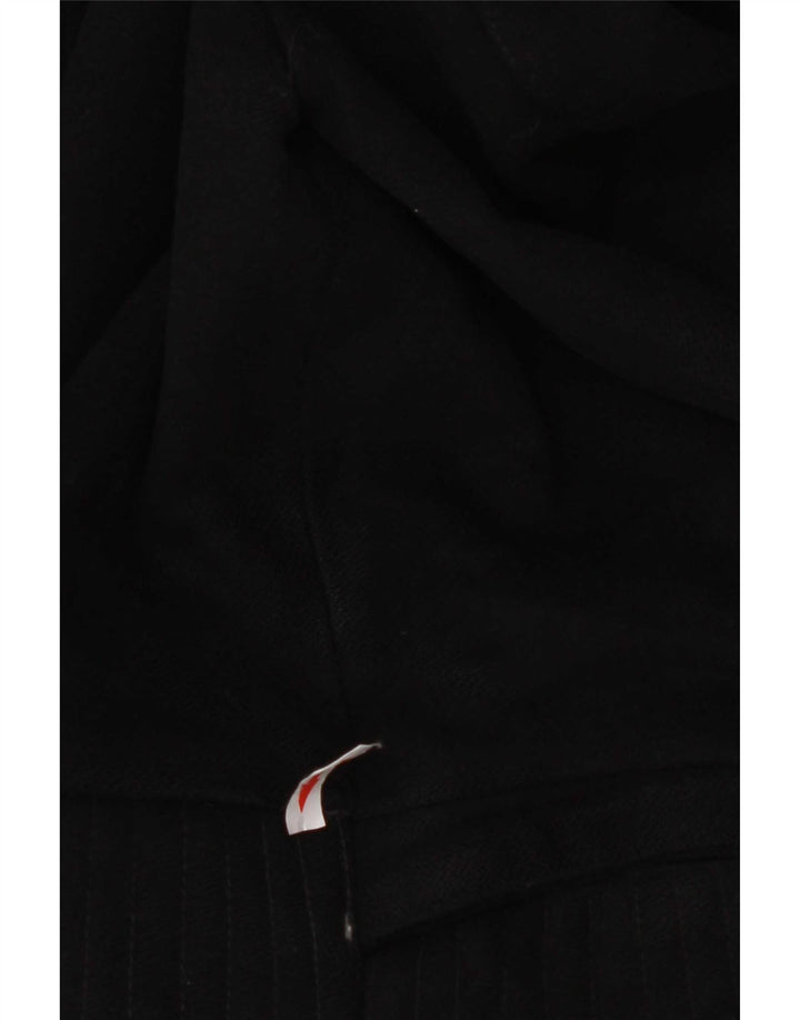 Reiss Damen Bikerjacke UK 10 Small Schwarze Wolle
