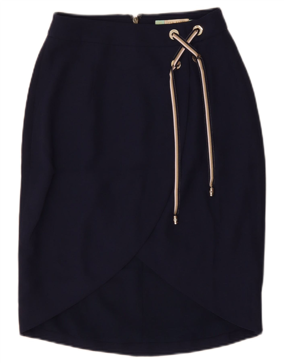 TED BAKER Damen Bleistiftrock Größe 0 2XS W24 Marineblau