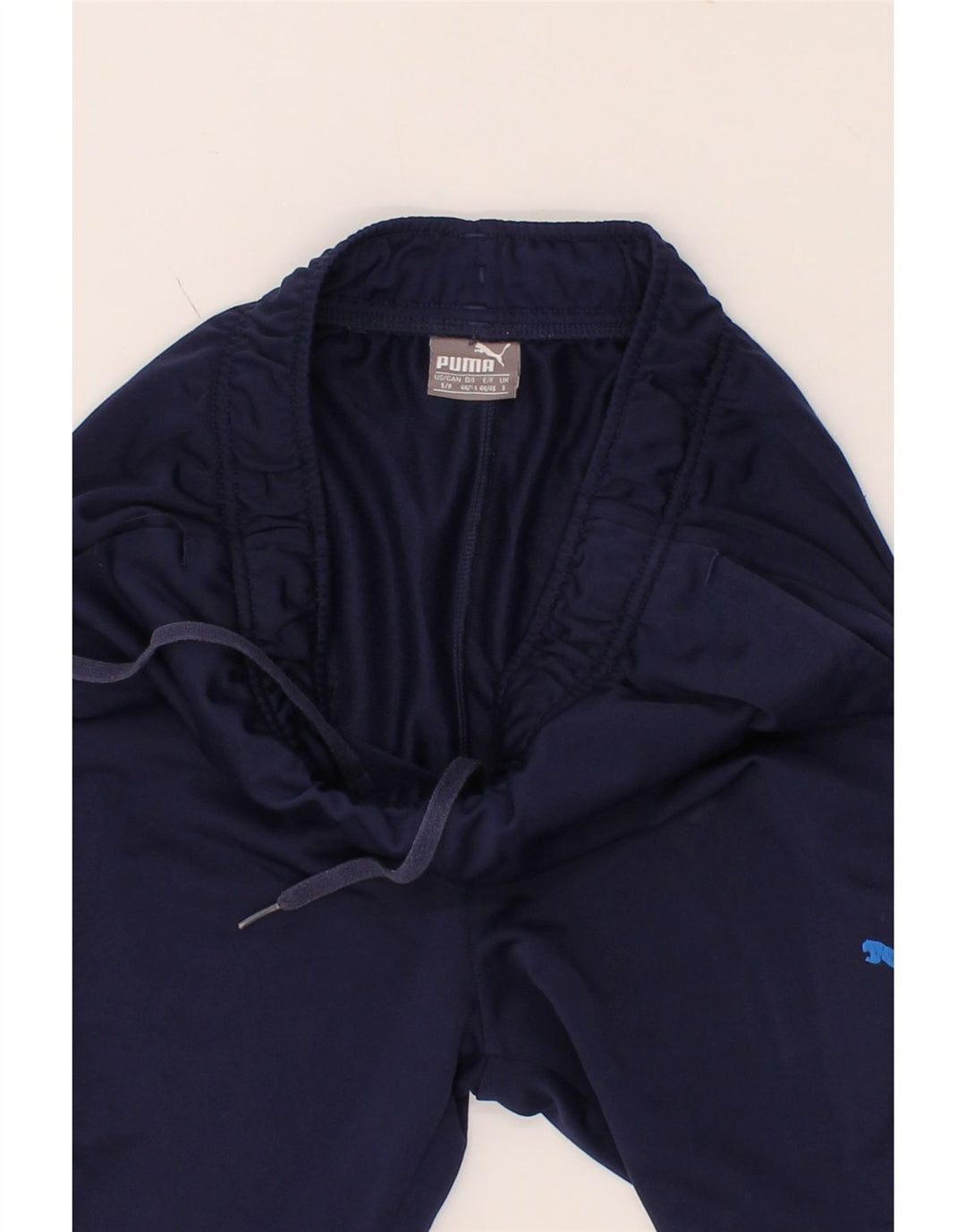 PUMA Mens Tracksuit Trousers Joggers Small  Navy Blue Polyester Vintage Puma and Second-Hand Puma from Messina Hembry 