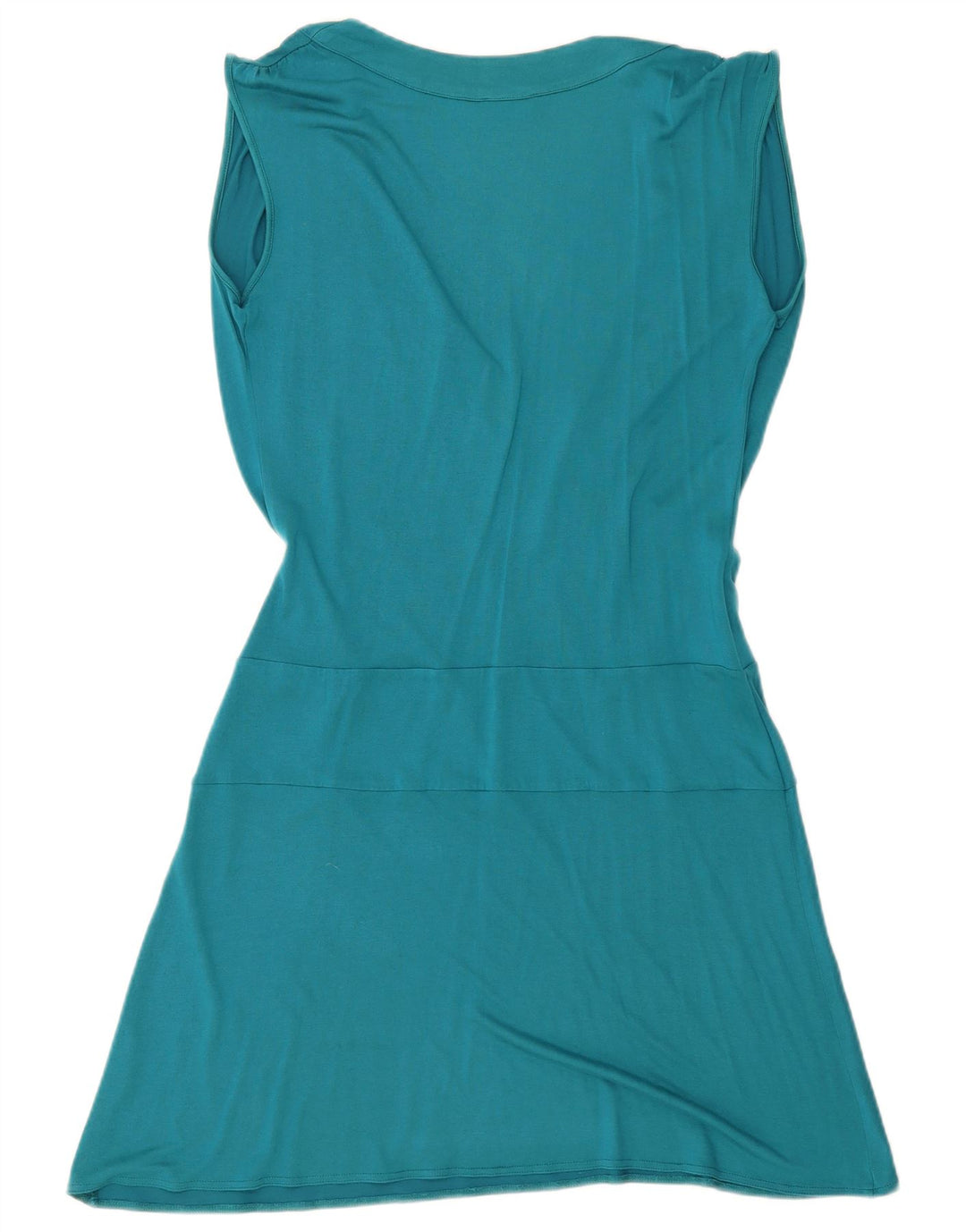 Max & Co. Damen Ärmelloses A-Linien-Kleid UK 14 Mittelblau