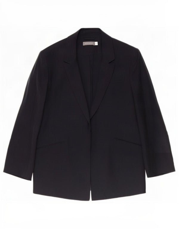 MINT VELVET Damen-Blazer mit übergroßen 3/4-Ärmeln, Gr. 10, Größe S, Marineblau