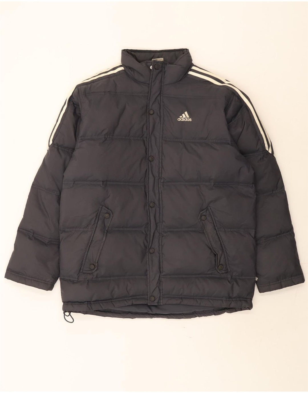Adidas Jungen Wattierte Jacke 15-16 Jahre Graues Polyamid