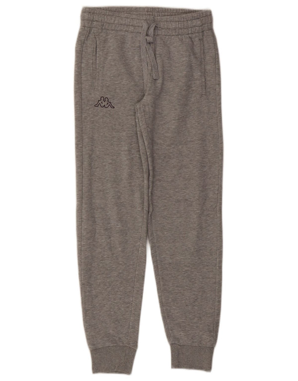 Kappa Damen Trainingshose Jogger UK 8 Small Grau Baumwolle