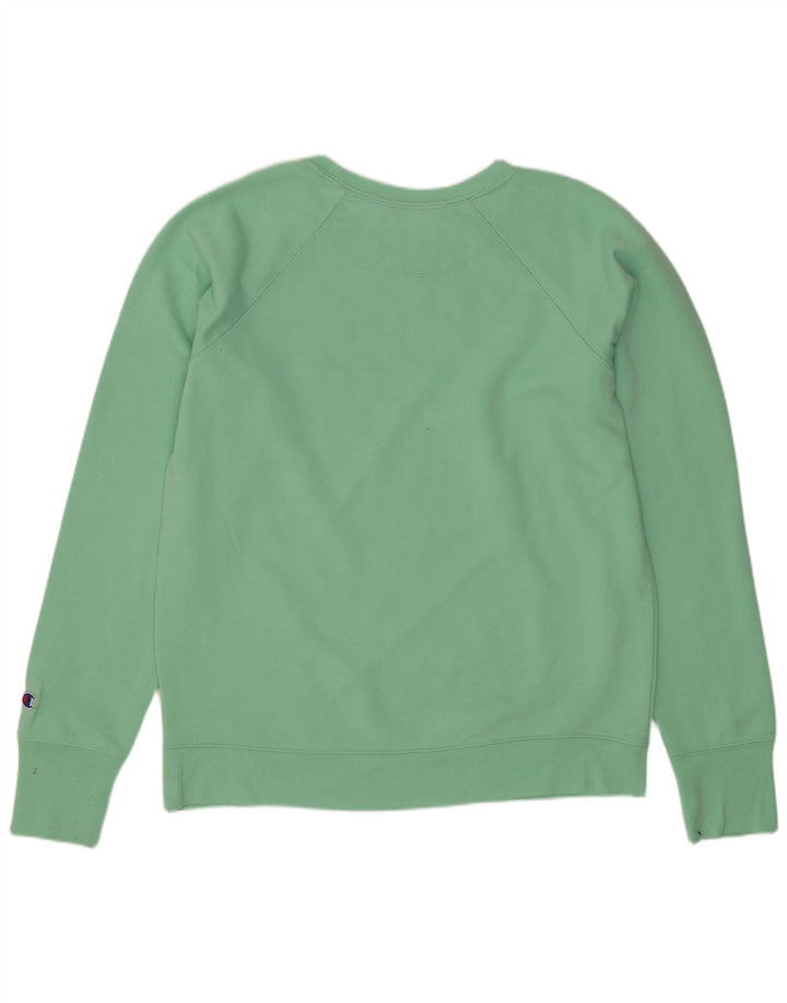 CHAMPION Herren-Sweatshirt-Pullover, groß, grüne Baumwolle