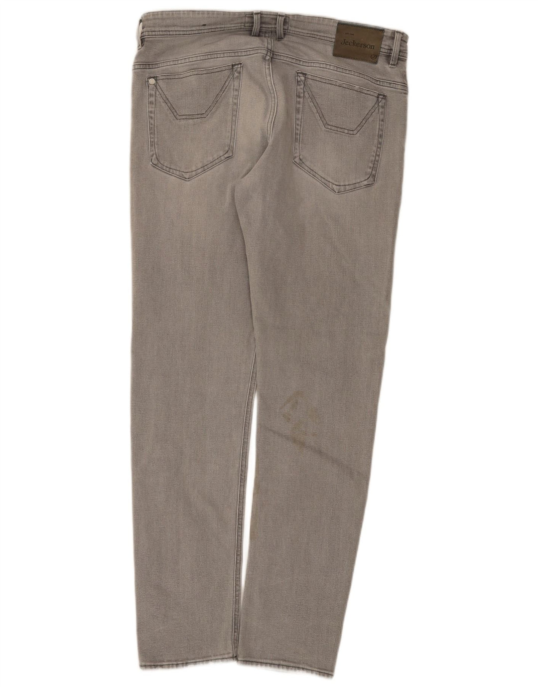 Jeckerson Herren Slim Jeans W34 L31 Graue Baumwolle