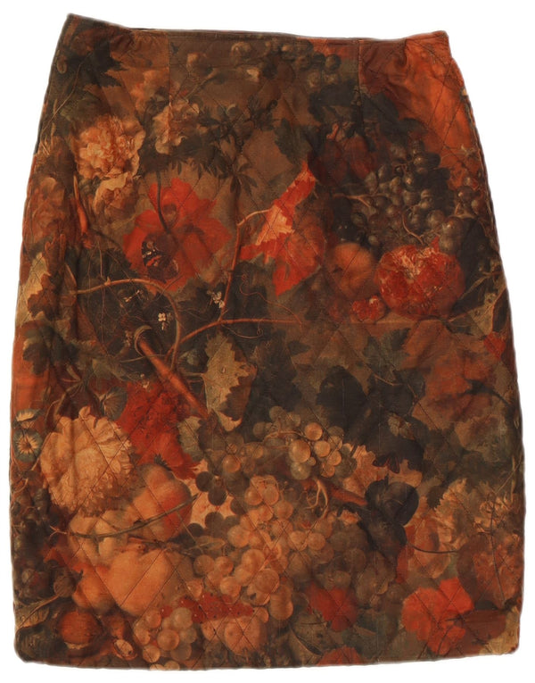 Fiorella Rubino Damen-Bleistiftrock mit hoher Taille, UK 14, Größe L W28, mehrfarbig