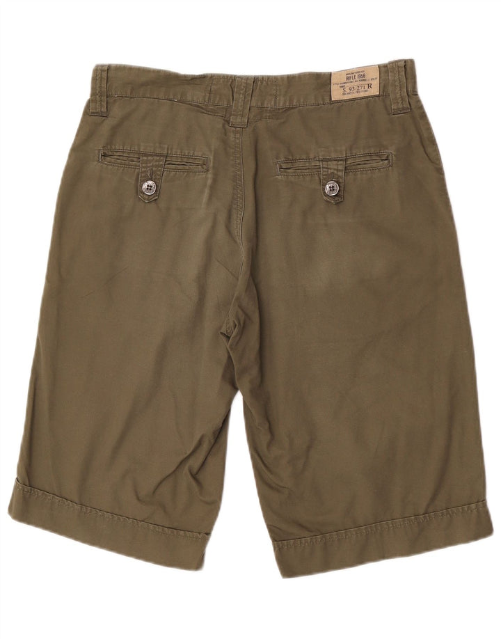 Rifle Herren-Chino-Shorts W31, mittlere Khaki-Baumwolle