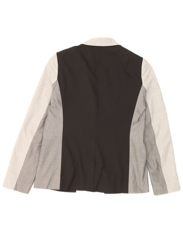French Connection Damen-Blazerjacke, UK 12, mittelgrau, klassisch