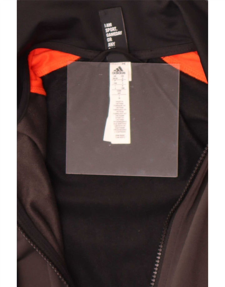 Adidas Herren-Trainingsanzugoberteil, UK-Größe 36/38, Größe S, Schwarz, Colourblock-Polyester