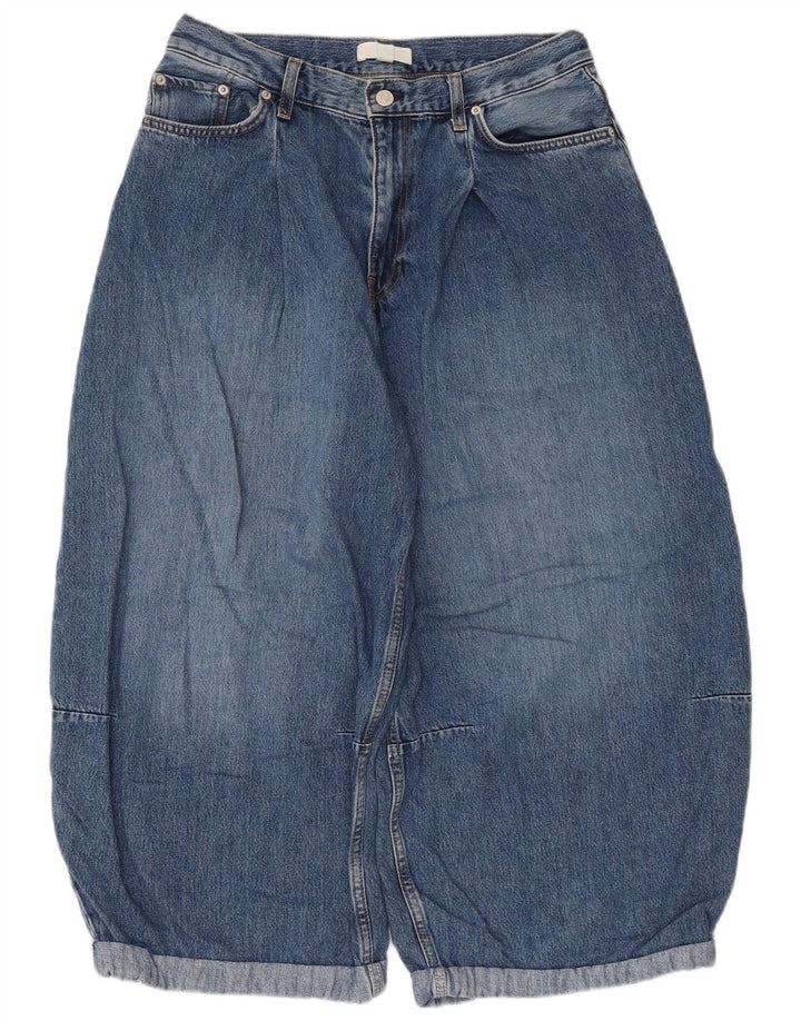 Cos Damen Harems-Capri-Jeans, EU 38, mittelgroß, W30, L21, blaue Baumwolle