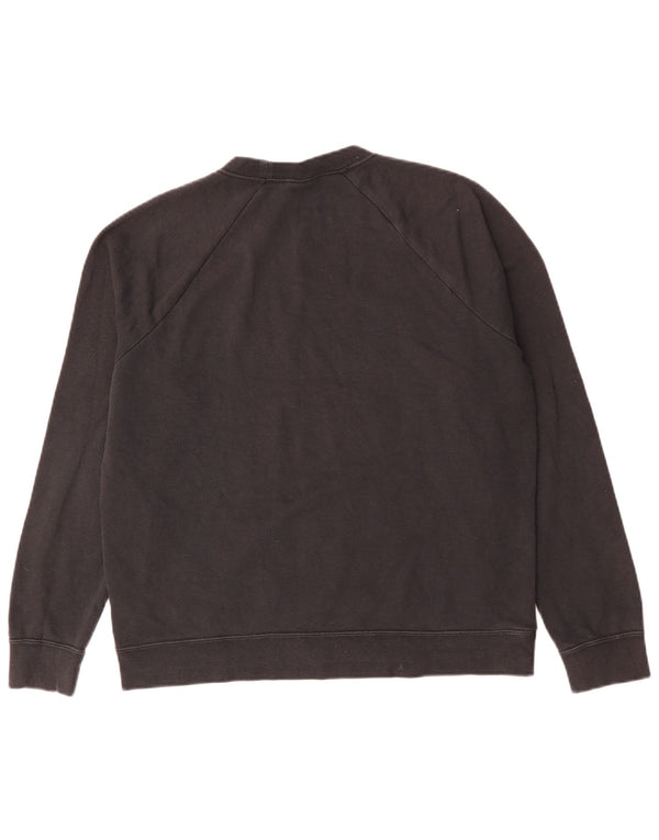 Nike Herren-Sweatshirt-Pullover, groß, schwarze Baumwolle