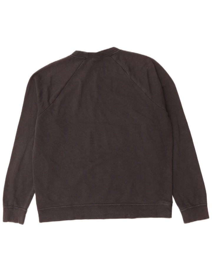 Nike Herren-Sweatshirt-Pullover, groß, schwarze Baumwolle