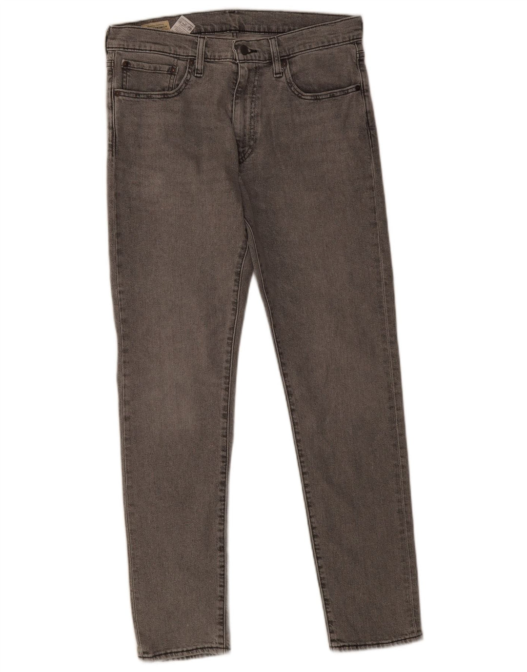 Levi's Herren 512 Slim Tapered Jeans W33 L32 Graue Baumwolle