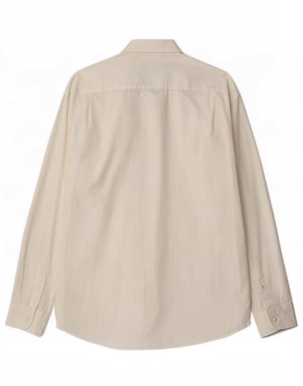 Hugo Boss Herrenhemd Größe 42 16 1/2 Large Weiß