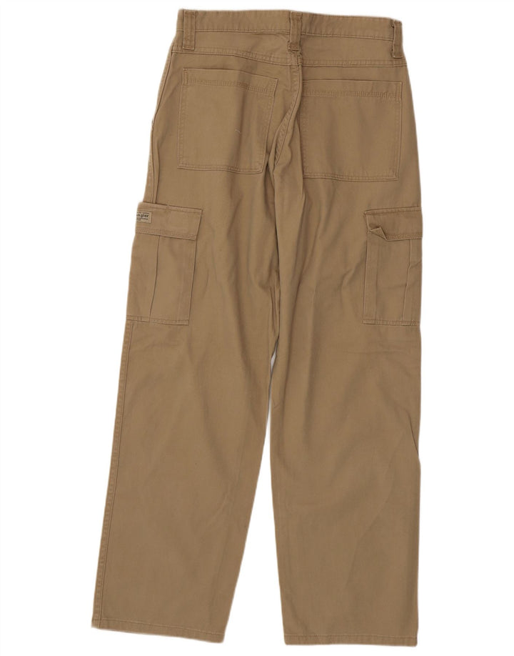 Wrangler Herren gerade Cargohose W30 L32 Beige Baumwolle