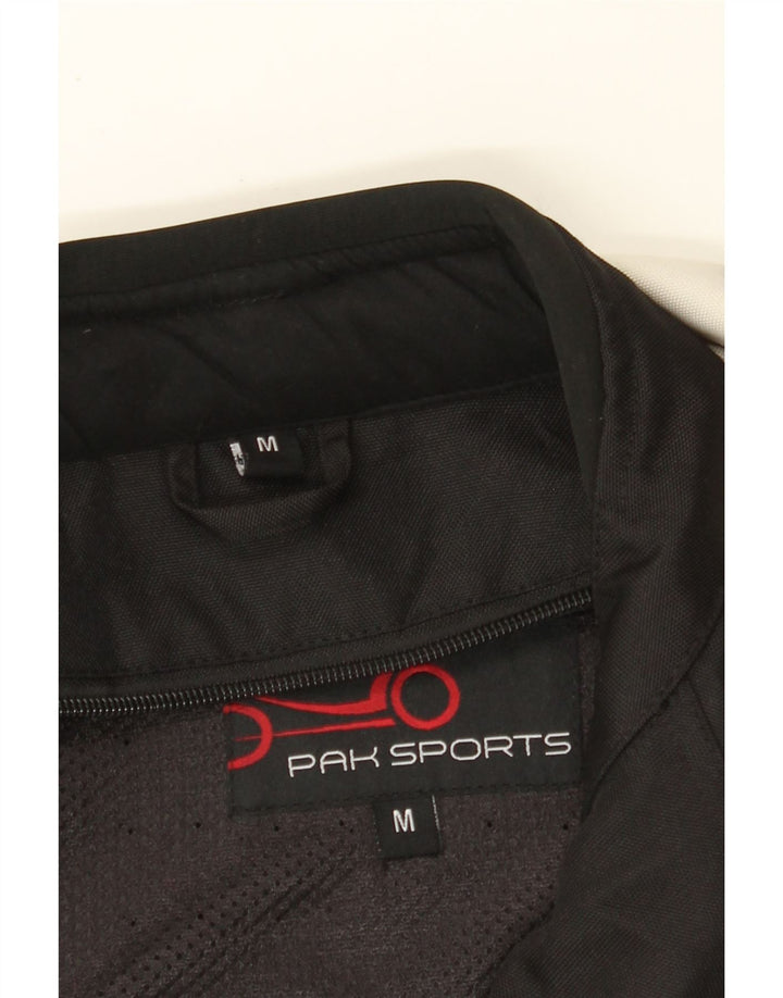 PAK SPORTS Herren-Racer-Jacke, UK 38, mittelgroß, mehrfarbig, Farbblock