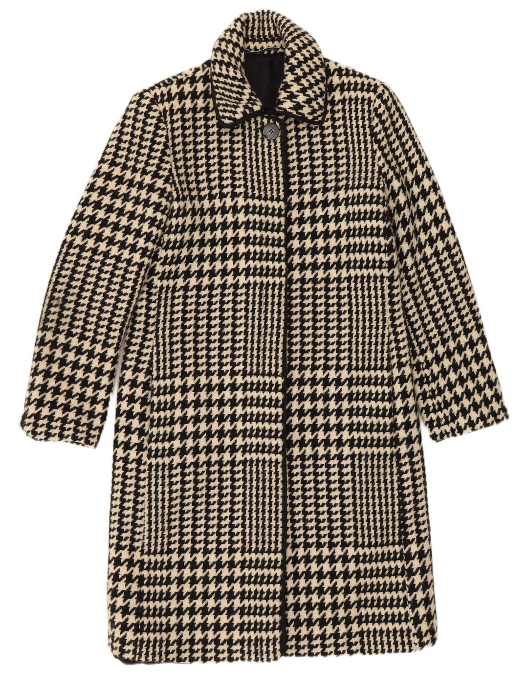 Penny Black Damen-Mantel mit normaler Passform, Größe 38, XS, Wolle mit Hahnentrittmuster