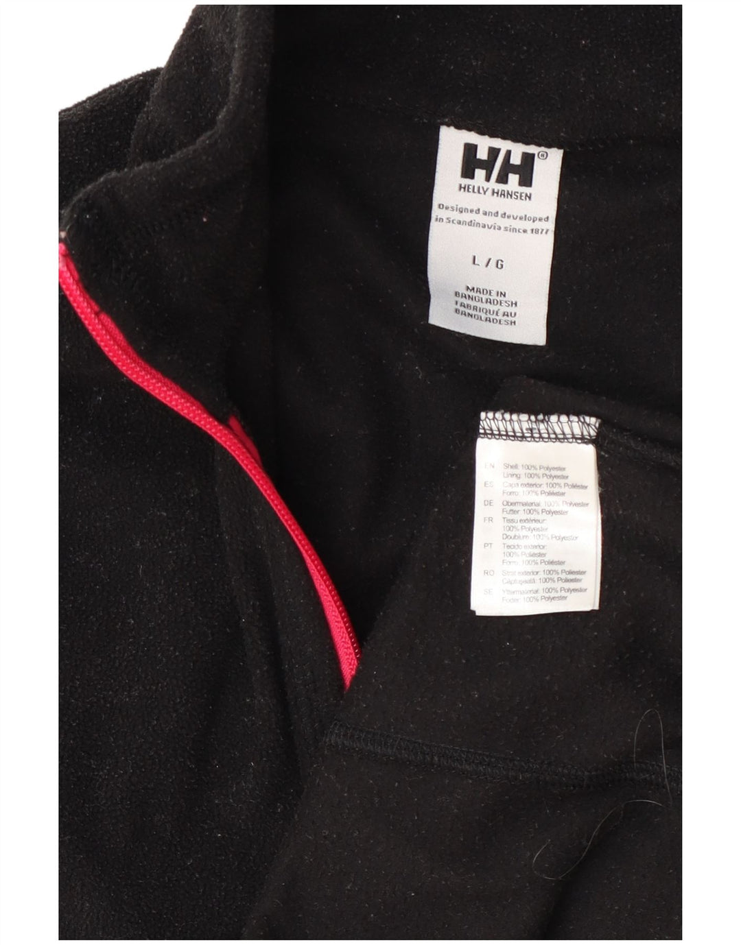Helly Hansen Damen Fleecejacke UK 16 Large Schwarz Polyester