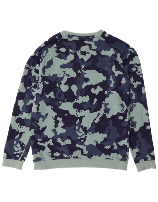 PUMA Jungen Sweatshirt Pullover 15-16 Jahre Türkis Camouflage Polyester