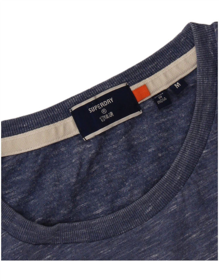 Superdry Herren T-Shirt Top Mittelblau meliert