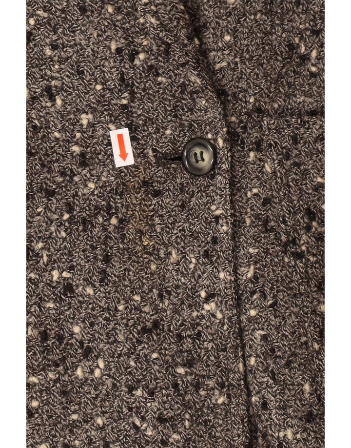 VALENTINO Damen Zweireiher-Blazer IT 44 Mittelgrau meliert