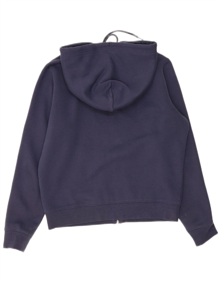 TOMMY HILFIGER Damen-Pullover mit übergroßem Reißverschluss und Kapuze, Gr. 10, Marineblau