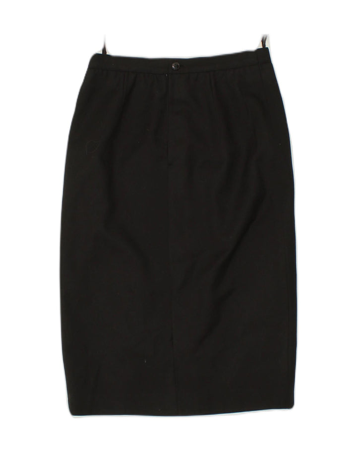 LUISA SPAGNOLI Womens Pencil Skirt IT 44 Medium W28 Black Polyester | Vintage Luisa Spagnoli | Thrift | Second-Hand Luisa Spagnoli | Used Clothing | Messina Hembry 