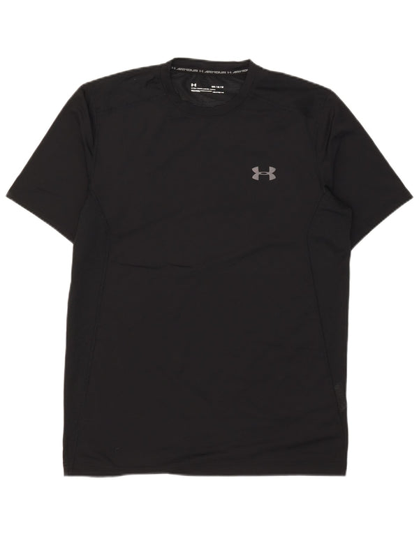 Under Armour Herren Heat Gear T-Shirt Top Medium Schwarz Polyester
