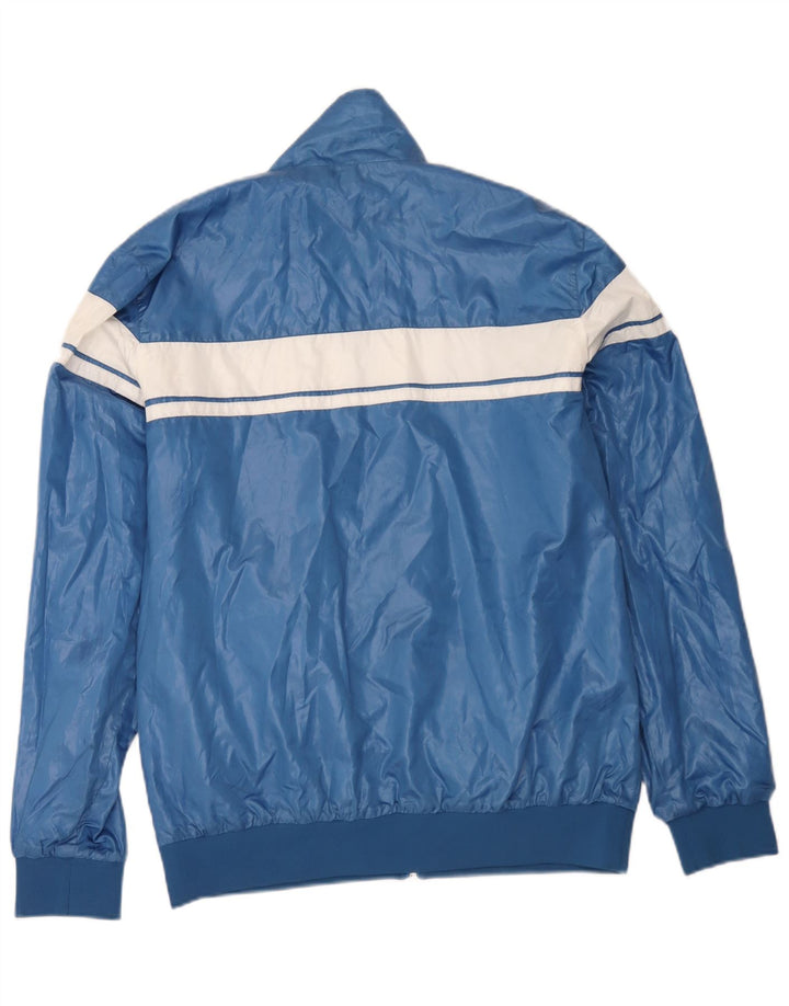 Sergio Tacchini Herren Wendejacke UK 42 XL Blaues Colourblock-Polyester