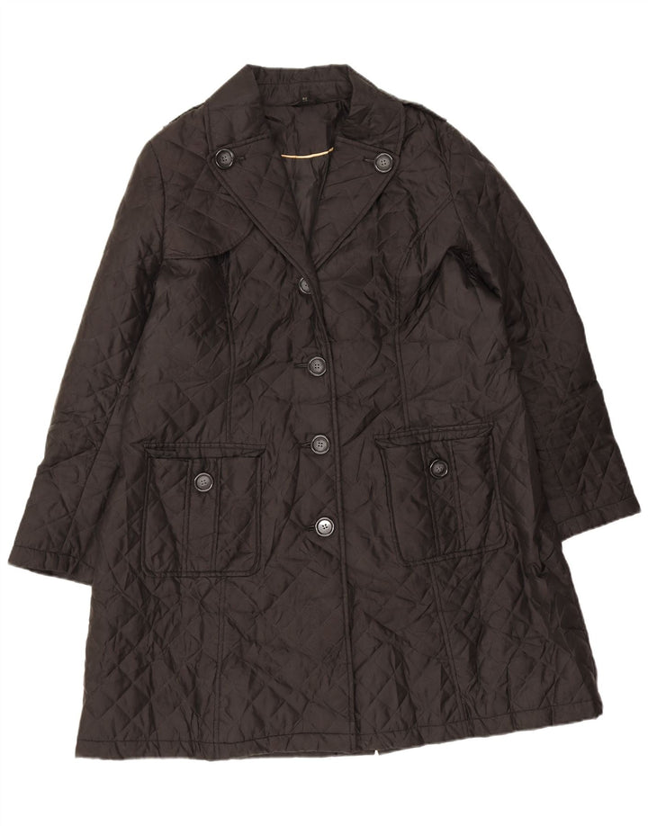 Marks & Spencer Damen Steppmantel UK 18 XL Schwarz Polyester